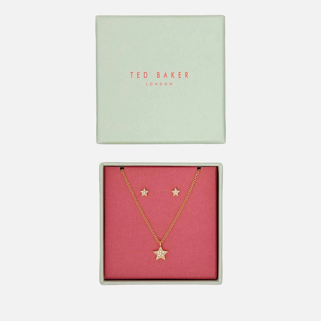 商品Ted Baker London|Ted Baker Saskiya Gold-Tone Necklace and Stud Earrings Set,价格¥199,第3张图片详细描述