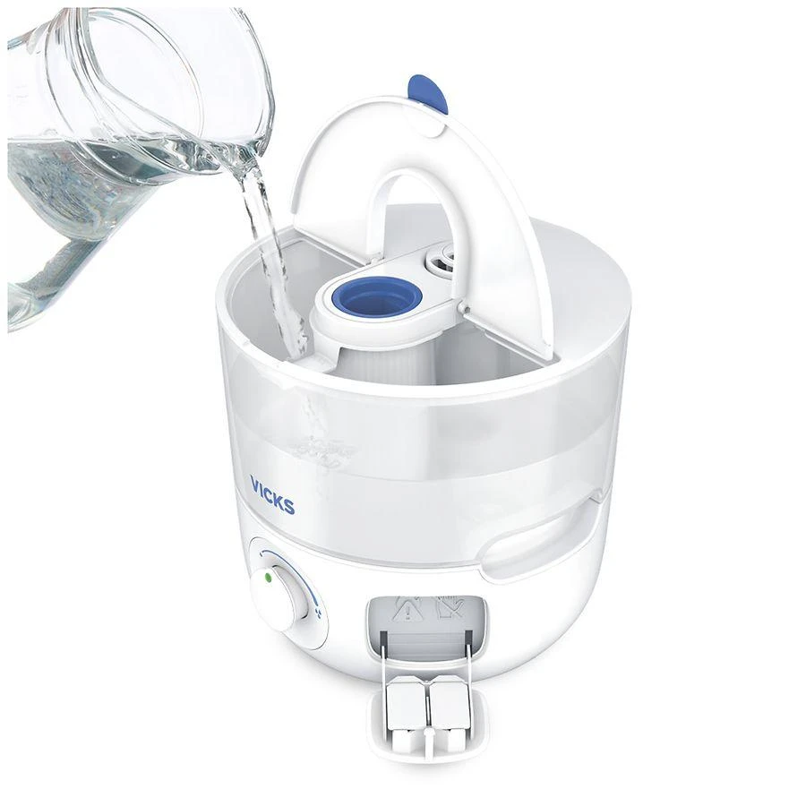 商品Vicks|EasyCare + Top Fill Ultrasonic Cool Mist Humidifier, White, VUL585,价格¥487,第5张图片详细描述