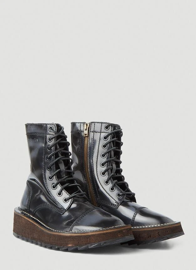 商品Acne Studios|Track Sole Boots in Black,价格¥2243,第2张图片详细描述