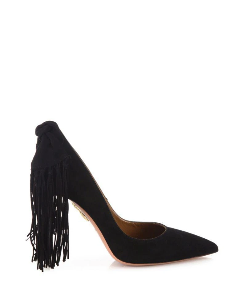 商品Aquazzura|Fringe Tie Suede Pumps,价格¥2404,第5张图片详细描述