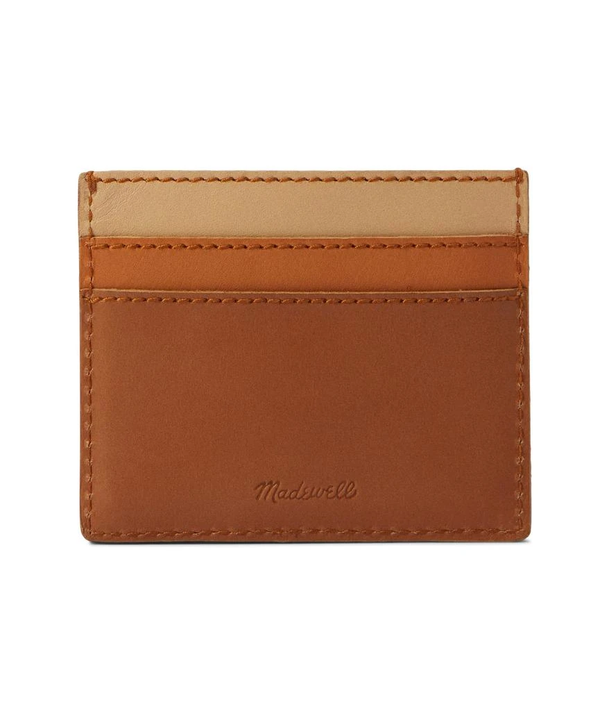 商品Madewell|The Leather Card Case: Colorblock Edition,价格¥223,第1张图片