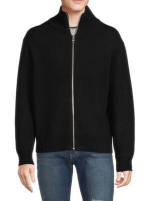 商品FRAME|Wool Blend Full Zip Sweater,价格¥1351,第3张图片详细描述