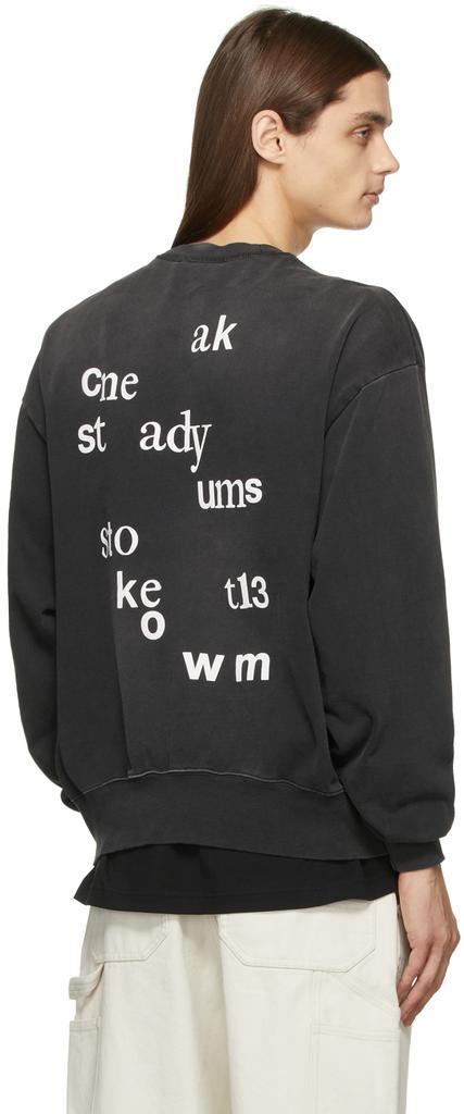 商品Acne Studios|Black Relaxed Sweatshirt,价格¥2624,第5张图片详细描述
