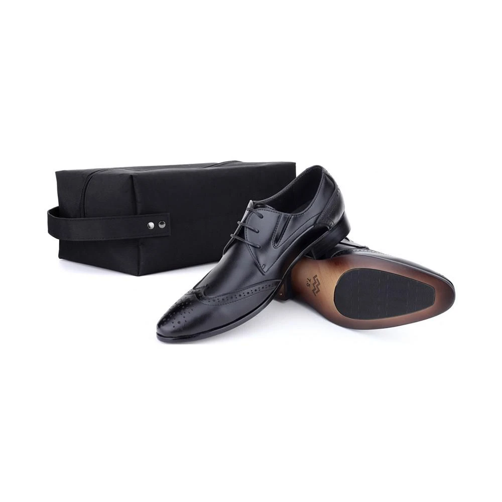 商品Mio Marino|Men's Longwing Brogue Oxford Shoes,价格¥447,第5张图片详细描述
