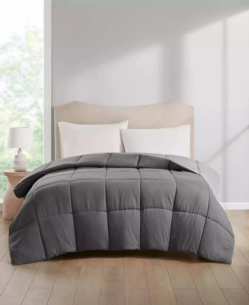 商品Home Design|Lightweight Reversible Down Alternative Microfiber Comforter, Full/Queen, Exclusively at Macy’s,价格¥130,第4张图片详细描述