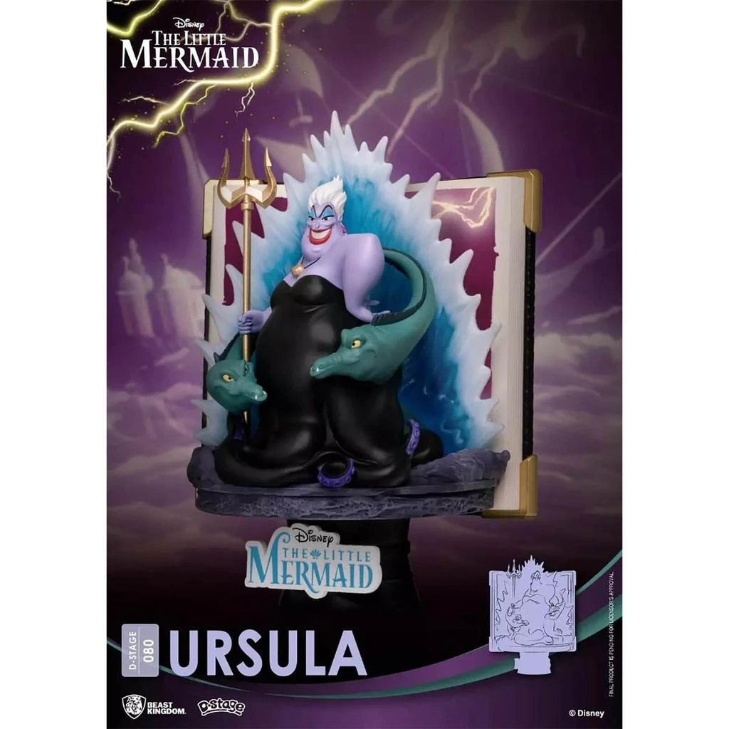 商品Beast Kingdom|Beast Kingdom The Little Mermaid Ursula D-Stage Diorama,价格¥379,第3张图片详细描述