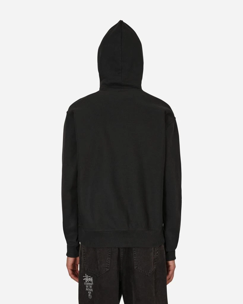 商品STUSSY|Stock Logo Applique Hooded Sweatshirt Black,价格¥1058,第3张图片详细描述