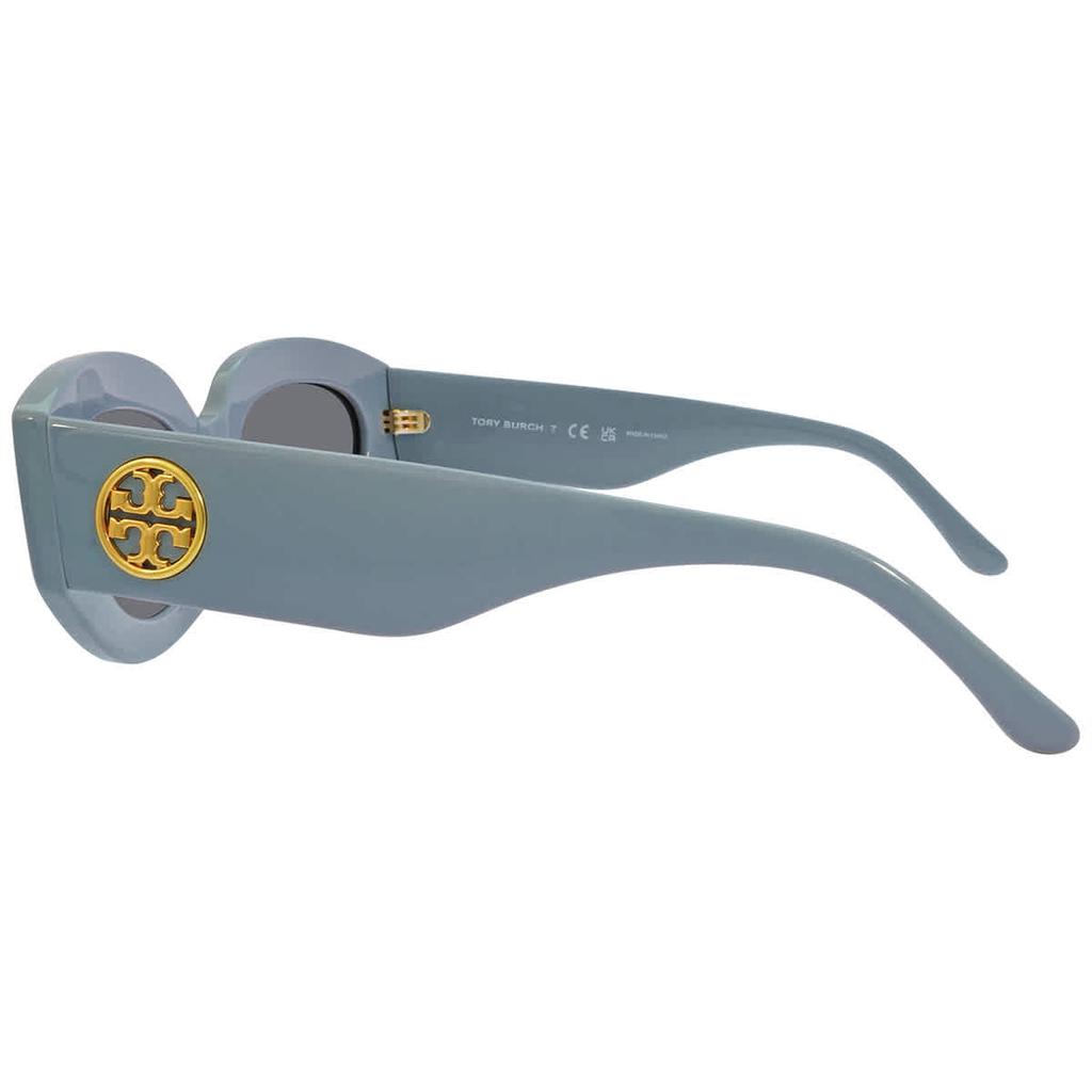 Tory Burch Solid Gray Cat Eye Ladies Sunglasses TY7171U 18873F 51商品第3张图片规格展示