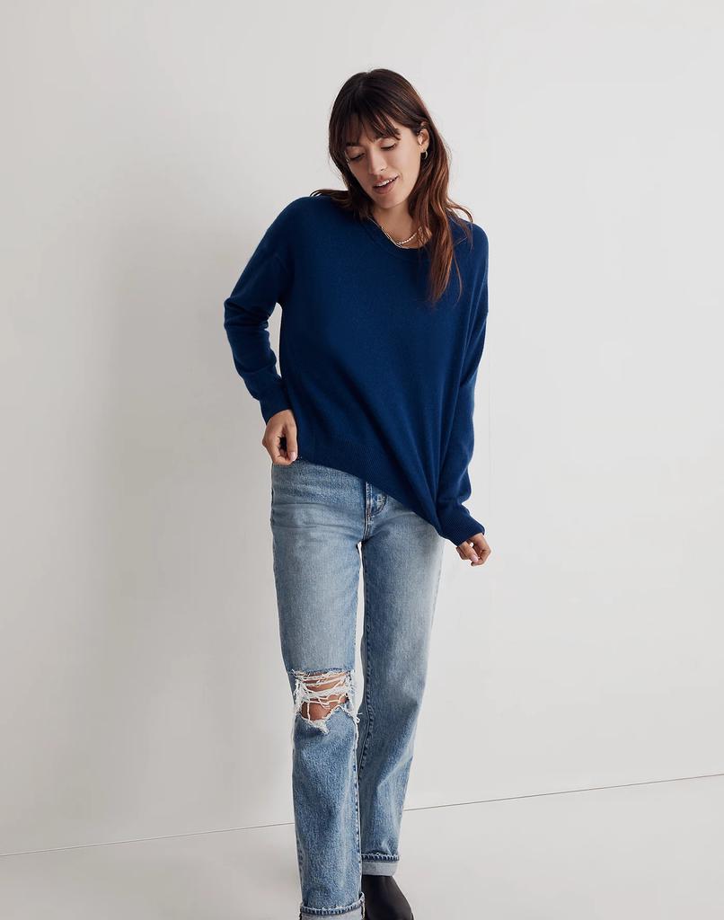 商品Madewell|(Re)sponsible Cashmere Relaxed Sweater,价格¥1027,第6张图片详细描述