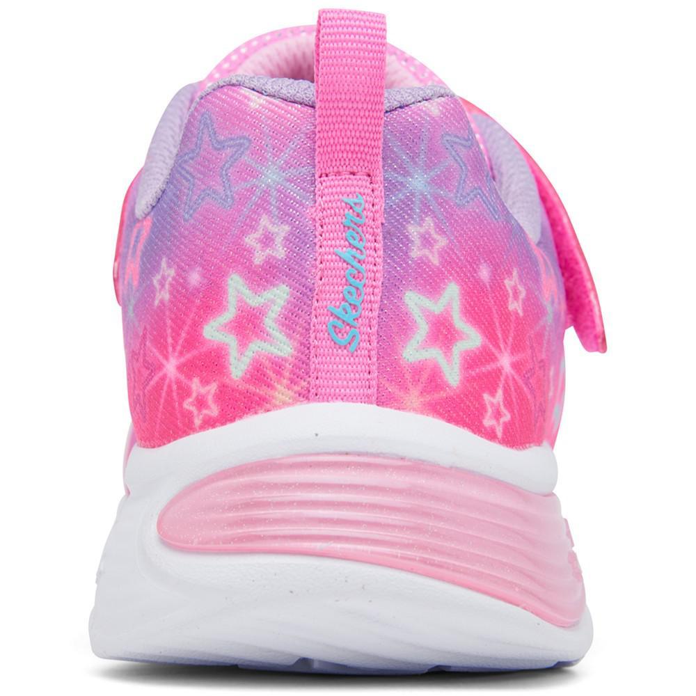 商品SKECHERS|Little Girls S Lights - Star Sparks Stay-Put Closure Light-Up Casual Sneakers from Finish Line,价格¥330,第6张图片详细描述
