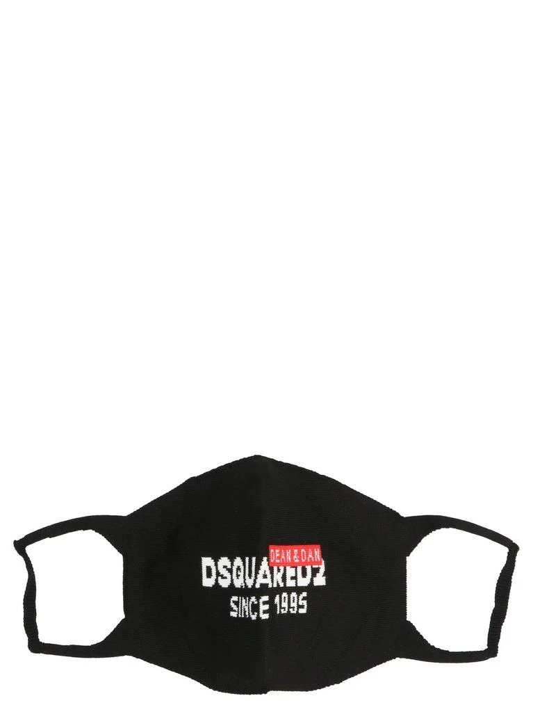 商品DSQUARED2|Dsquared2 Logo Intarsia Knitted Face Mask,价格¥430,第1张图片