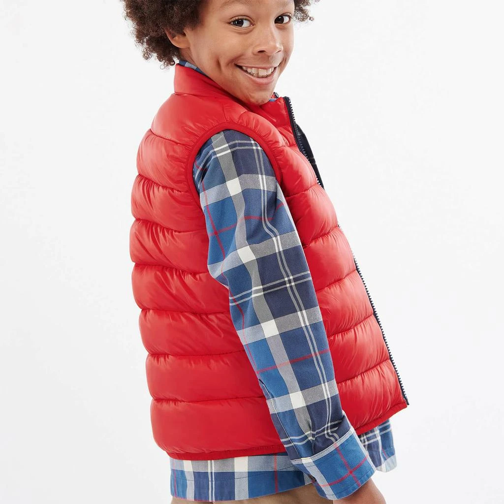 商品Barbour|Barbour Boys' Fromar Trawl Gilet - Red,价格¥234,第1张图片