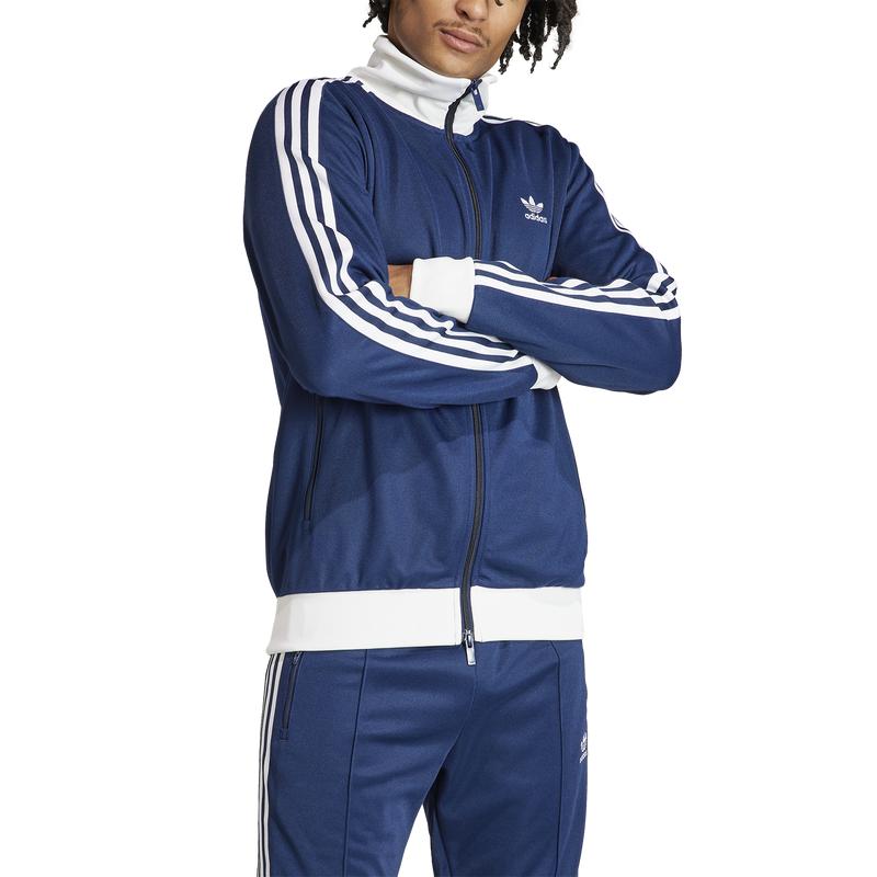ジャケット・アウター ADIDAS BECKENBAUER BEROA JACKET NVY M adidas Originals Adicolor Classics Beckenbauer Track Top