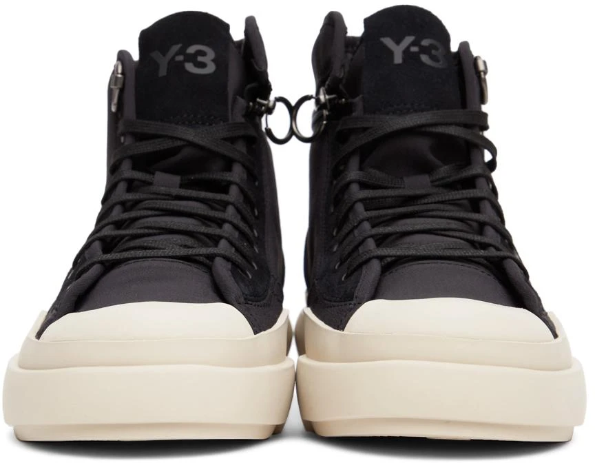 商品Y-3|Black Ajatu Court High Sneakers,价格¥991,第2张图片详细描述