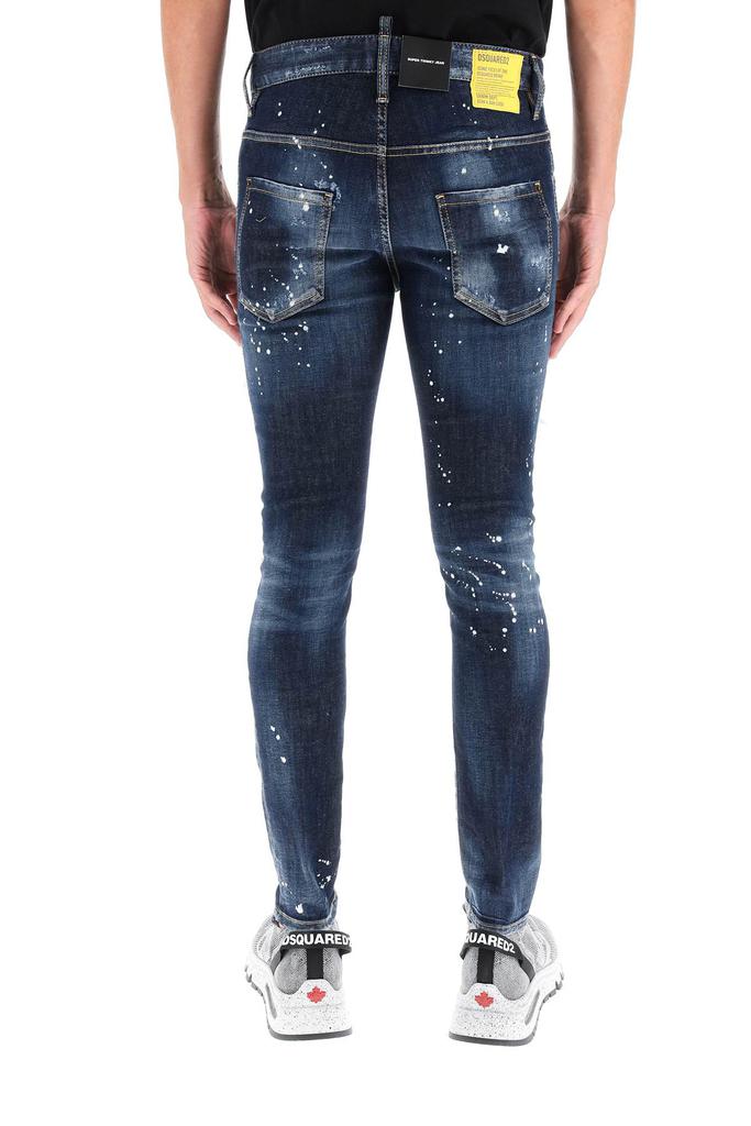 Dsquared2 dark ripped bleach wash cool guy jeans商品第3张图片规格展示