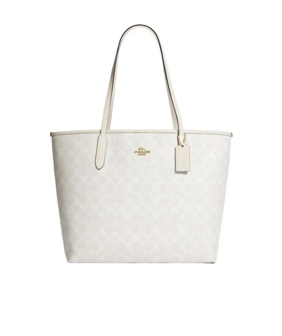 商品【商品预售7天】 Coach|Coach 女士手提包 5696IMRFF 白色,价格¥1643,第1张图片
