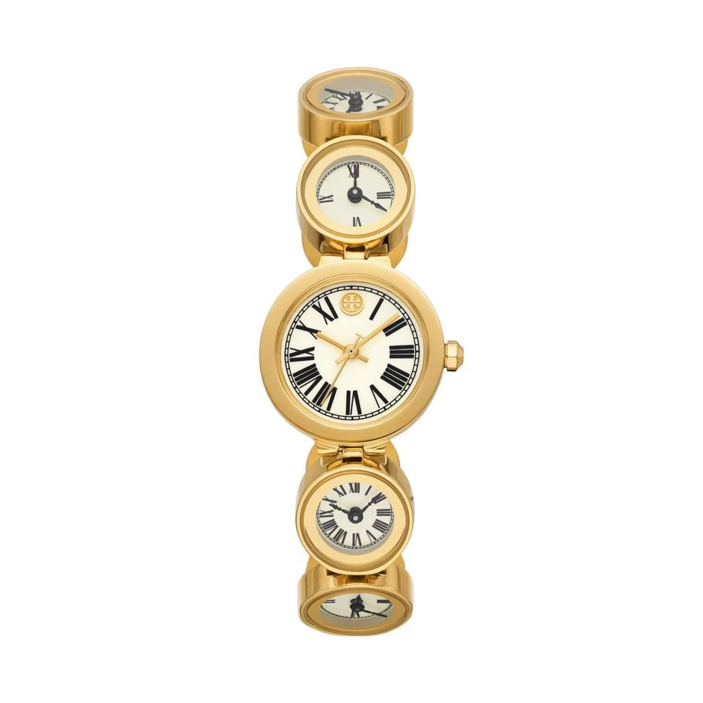 商品Tory Burch|25 mm The Clock Watch Stainless Steel Watch,价格¥2304,第1张图片