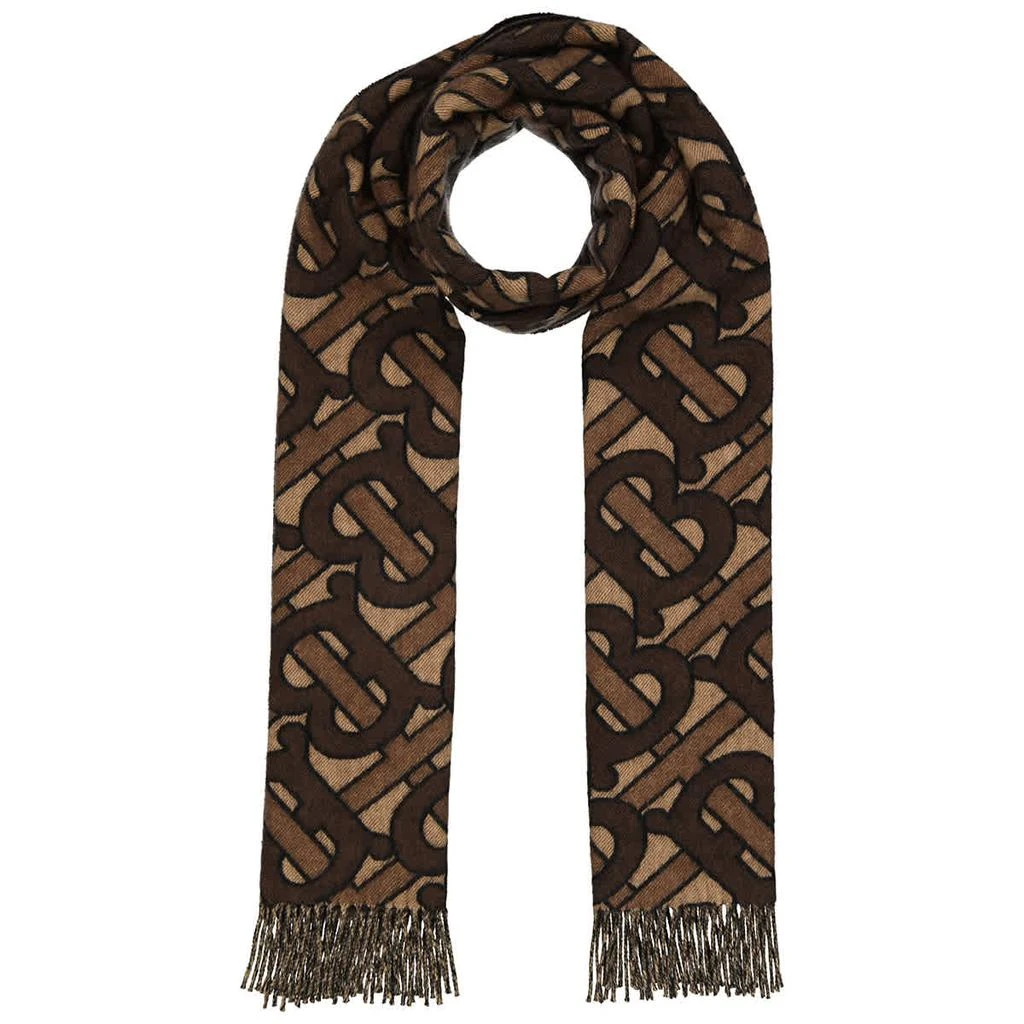 商品Burberry|Burberry Monogram Cashmere Jacquard Scarf,价格¥2215,第1张图片