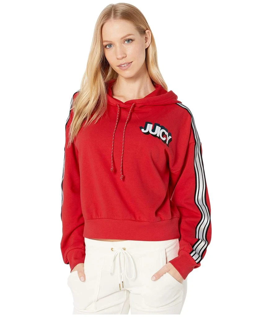 商品Juicy Couture|Reflective Terry Graphic Hooded Pullover,价格¥211,第1张图片