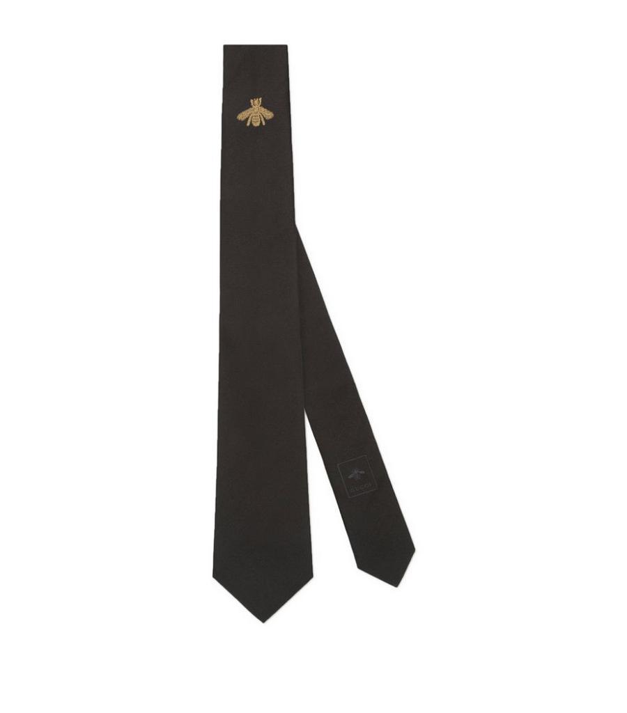 商品Gucci|Silk Bee Motif Tie,价格¥1460,第1张图片