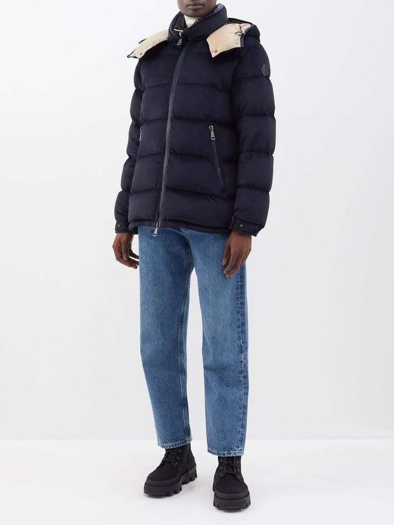 商品Moncler|Holostee quilted velvet down jacket,价格¥16332,第2张图片详细描述