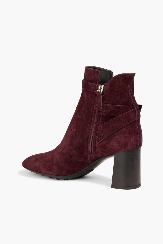 商品Tod's|Buckled suede ankle boots,价格¥3285,第3张图片详细描述