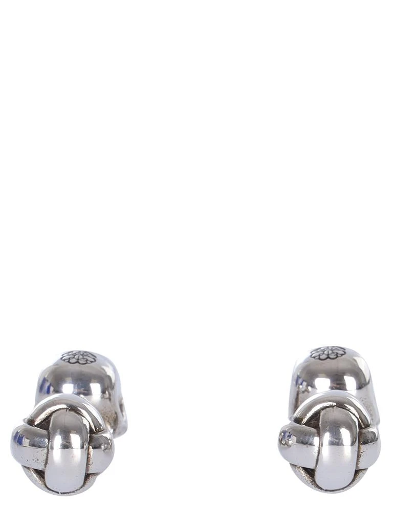 商品Alexander McQueen|twin Skulls Cufflinks,价格¥1315,第3张图片详细描述