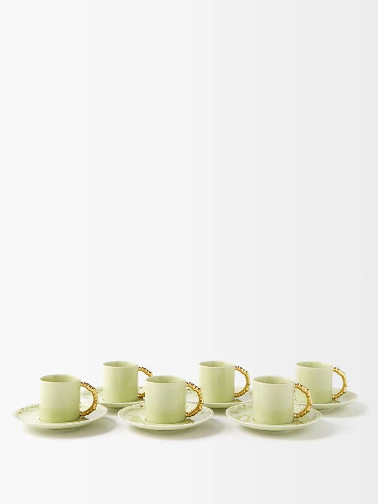 商品L’Objet|X Haas Brothers Mojave set of six espresso cups,价格¥7486,第1张图片