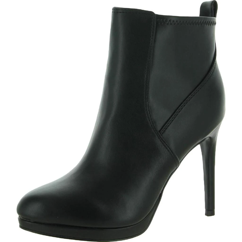 商品Nine West|Nine West Womens Qillie 3 SS Faux Leather Casual Ankle Boots,价格¥190,第1张图片