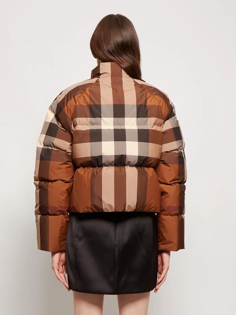 商品Burberry|Check Puffer Jacket Dark Birch,价格¥12276,第5张图片详细描述