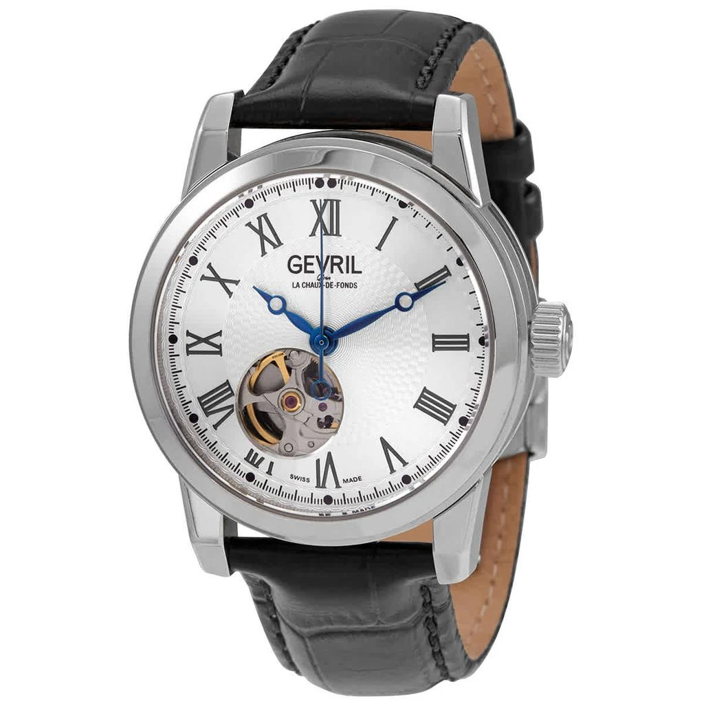 商品Gevril|Madison Automatic Silver Dial Men's Watch 2583,价格¥6007,第1张图片