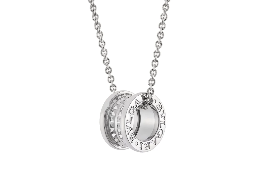 商品[国内直发] BVLGARI|宝格丽 Save the Children慈善款系列 字母设计 925银 项链 男女同款情侣款 银色,价格¥7824,第4张图片详细描述