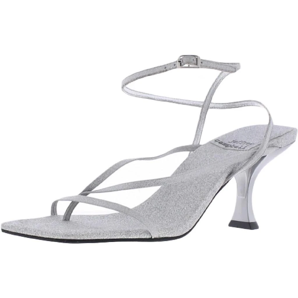 商品Jeffrey Campbell|Jeffrey Campbell Womens Fluxx Strappy Thong Kitten Heels,价格¥335,第1张图片