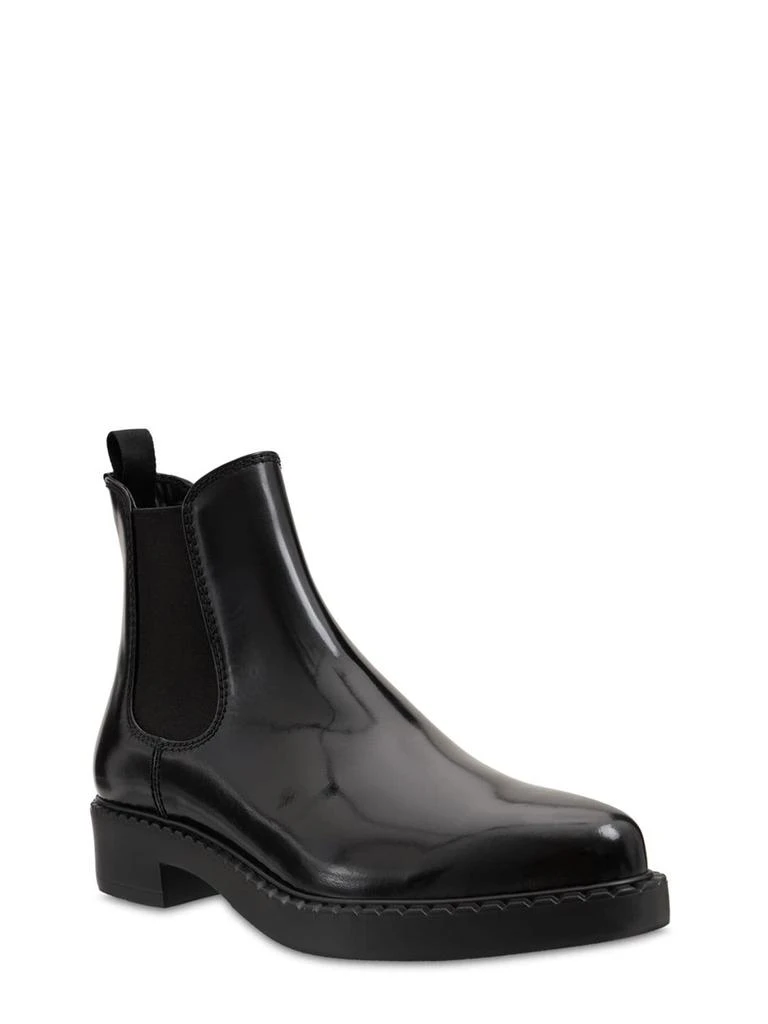 商品Prada|Leather Chelsea Boots,价格¥8741,第3张图片详细描述