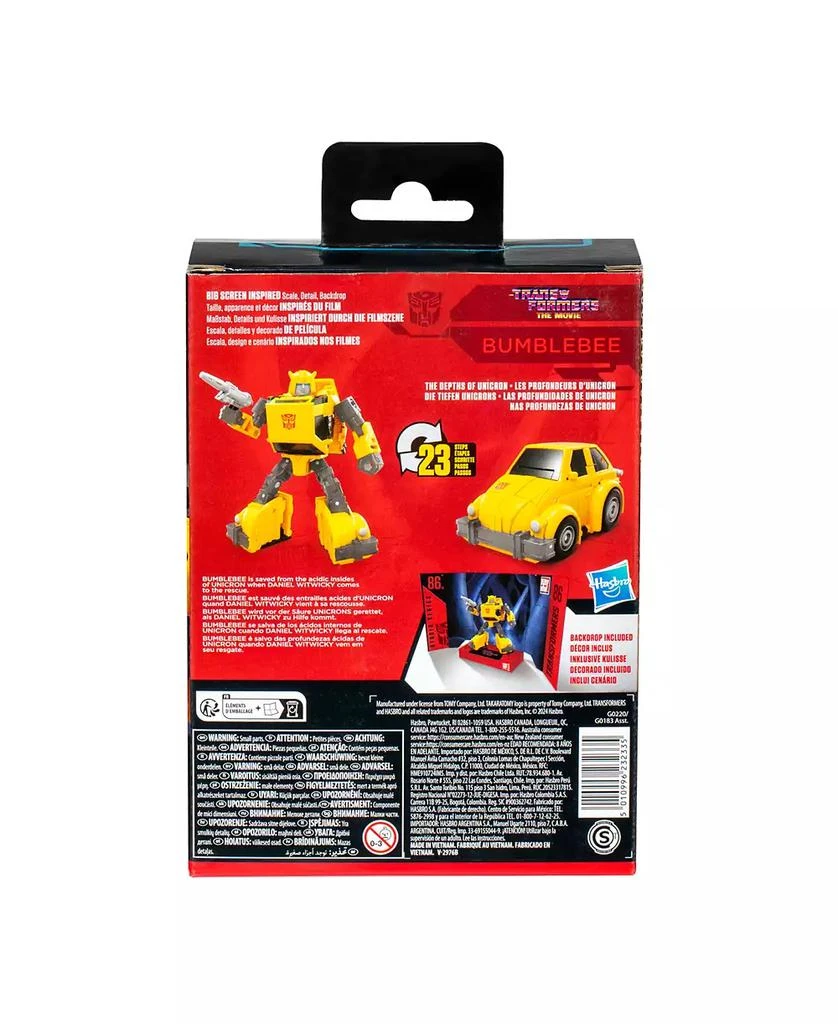 商品Transformers|Studio Series Deluxe The Movie 86-29 Bumblebee Action Figure,价格¥187,第2张图片详细描述