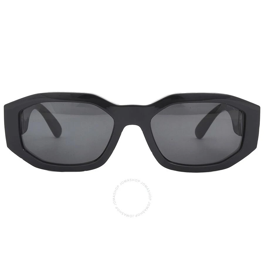 商品Versace|Dark Gray Geometric Unisex Sunglasses VE4361 542287 53,价格¥1191,第1张图片