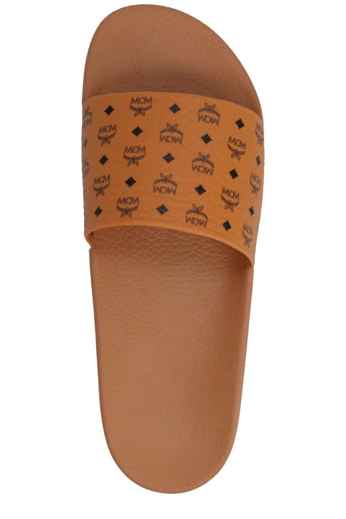 商品MCM|MCM Logo-Printed Slip-On Sandals,价格¥1179,第3张图片详细描述