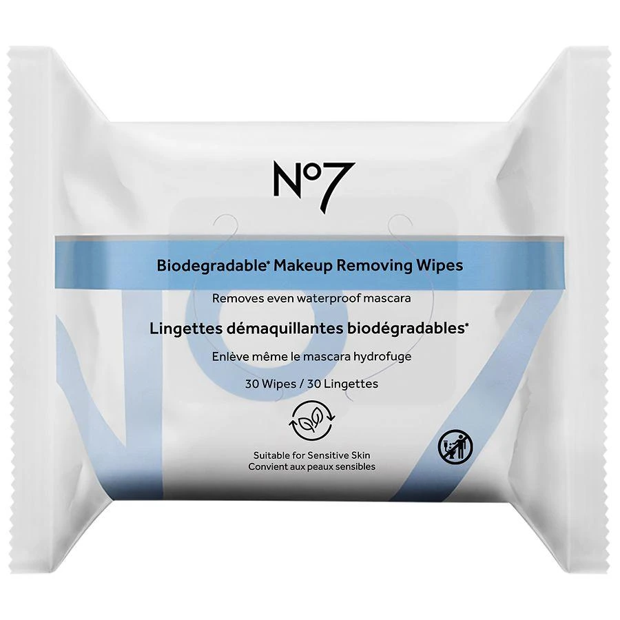 商品No7|Biodegradable Makeup Removing Wipes,价格¥63,第1张图片