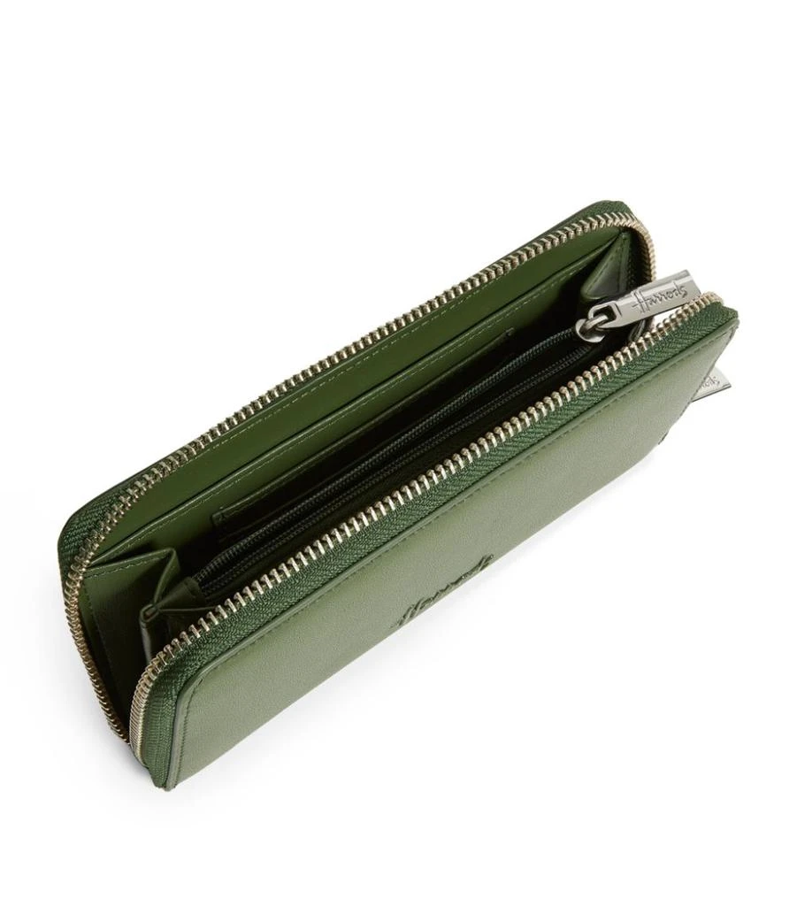 商品Harrods|Leather Kensington Zip-Around Wallet,价格¥589,第2张图片详细描述