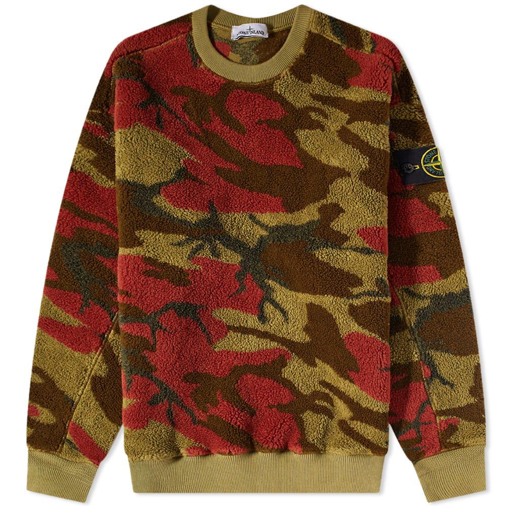 Stone Island Heritage Camo Fleece Sweat商品第1张图片规格展示