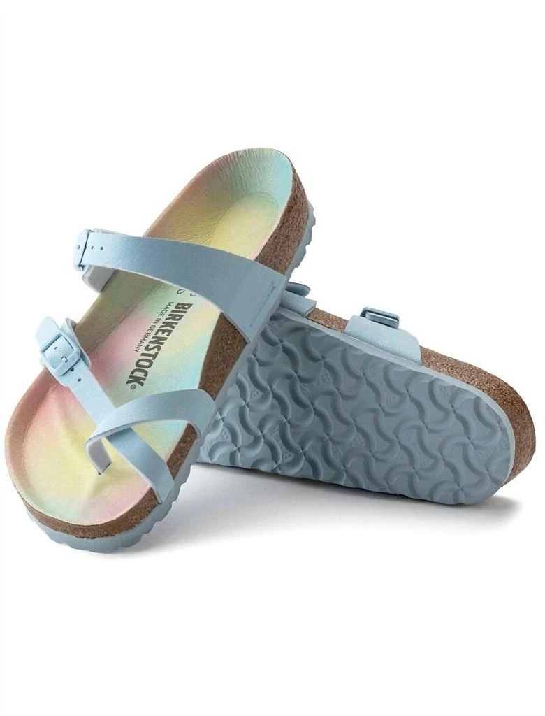 商品Birkenstock|Mayari Vegan Slide in Ombre Sky Blue,价格¥708,第2张图片详细描述