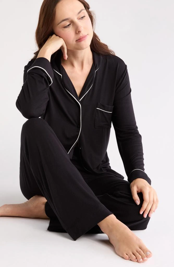 商品Nordstrom|Tranquility Long Sleeve Shirt & Pants Two-Piece Pajama Set,价格¥285,第4张图片详细描述