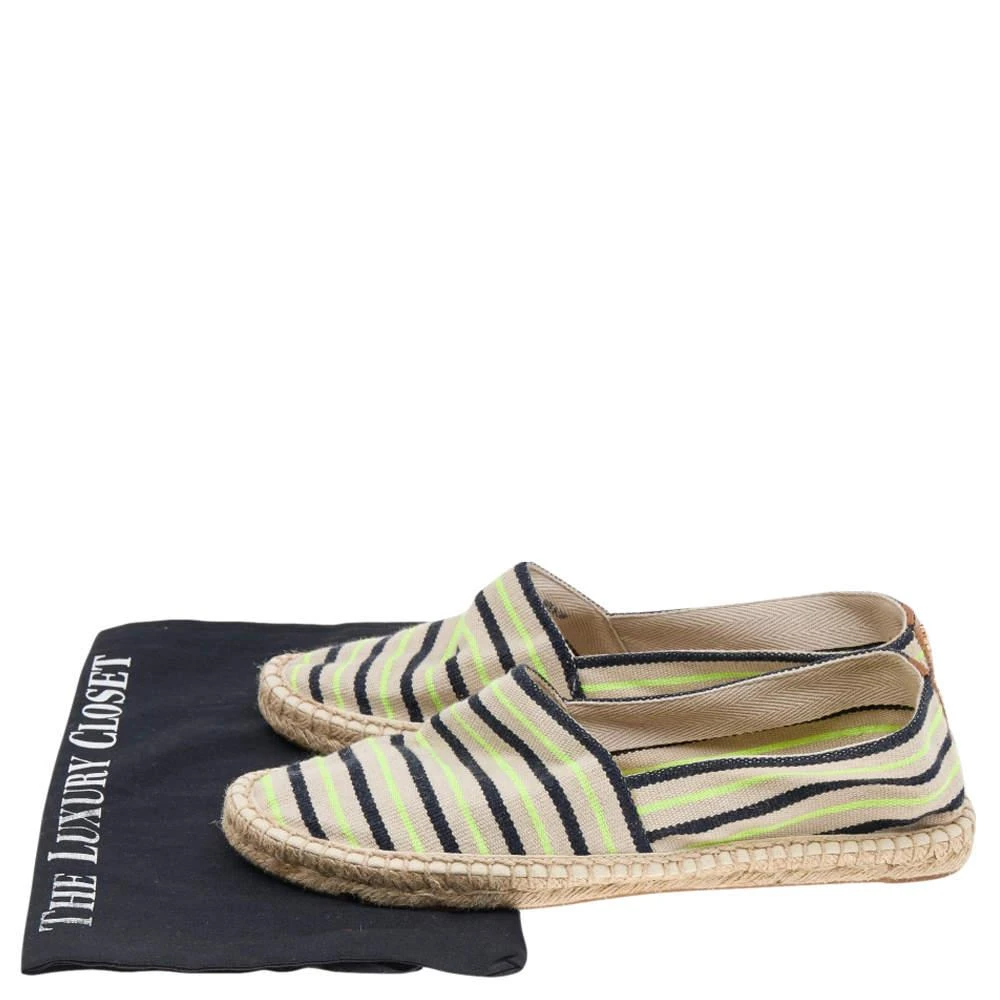 Tory Burch Multicolor Striped Canvas Espadrille Flats Size 40 商品