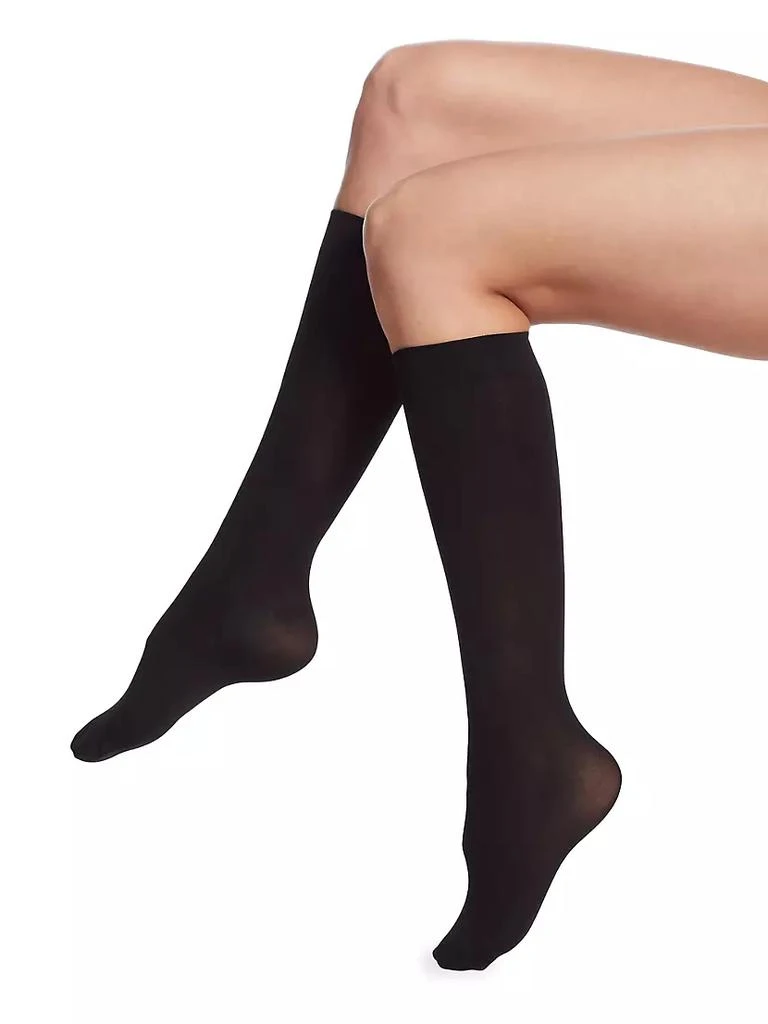 商品Natori|2-Pack Dotted Net Crew Socks,价格¥120,第1张图片
