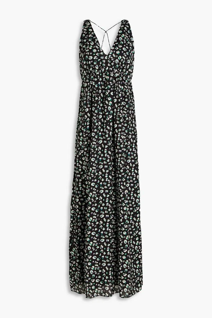 商品ba&sh|Becky printed cotton-blend maxi dress,价格¥541,第1张图片