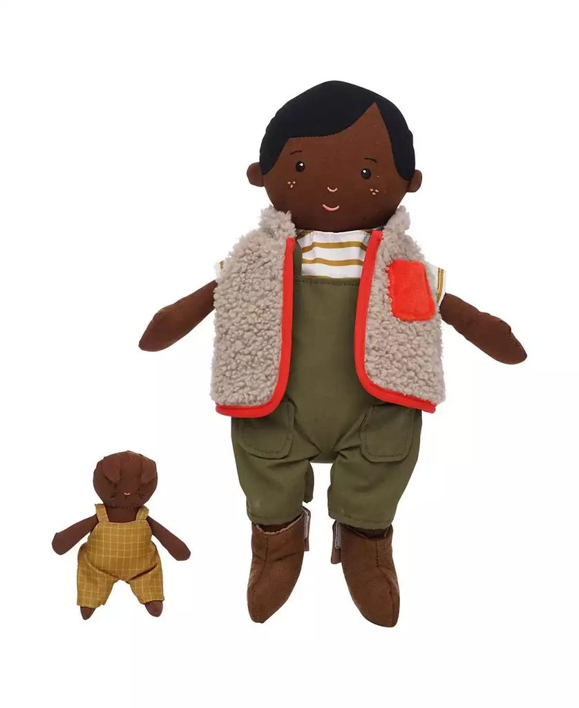 商品Manhattan Toy Company|Playmate Friends Ellis Doll with Mini Bunny Stuffed Animal,价格¥232,第1张图片