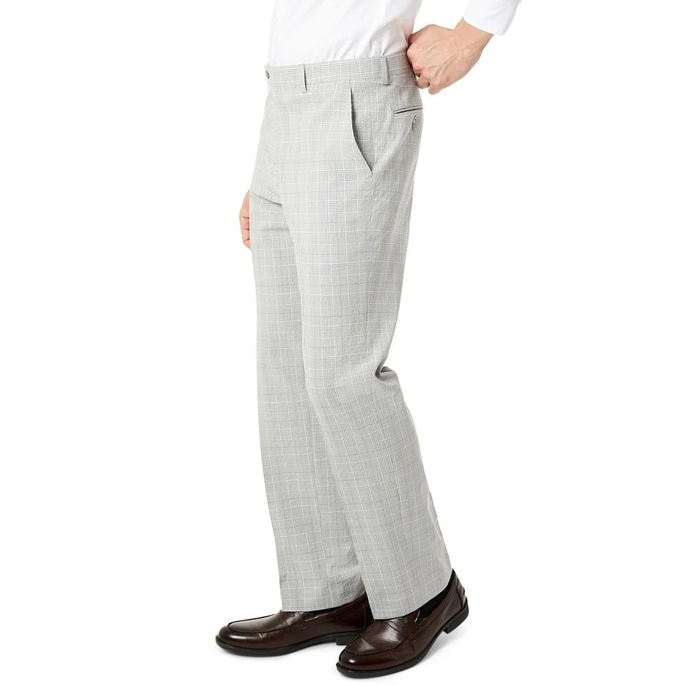 商品Ralph Lauren|Men's Classic-Fit Seersucker Plaid Suit Separate Pants,价格¥402,第3张图片详细描述