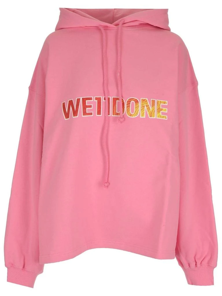 商品We11done|We11done Logo Printed Oversized Hoodie,价格¥1143,第1张图片