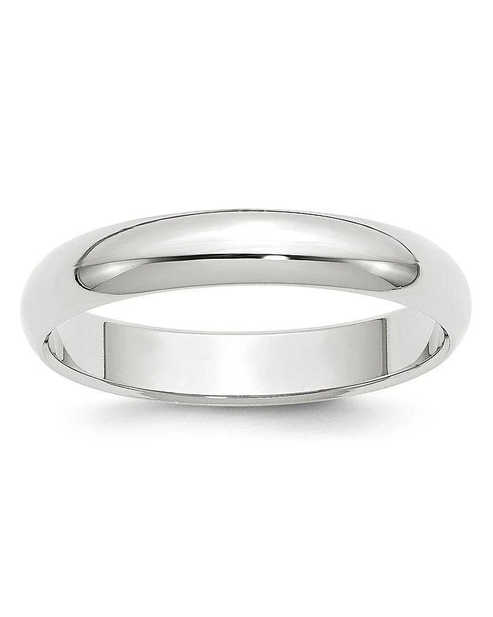 商品Bloomingdale's|Men's 4mm Half Round Band Ring in 14K White Gold,价格¥11567,第1张图片详细描述