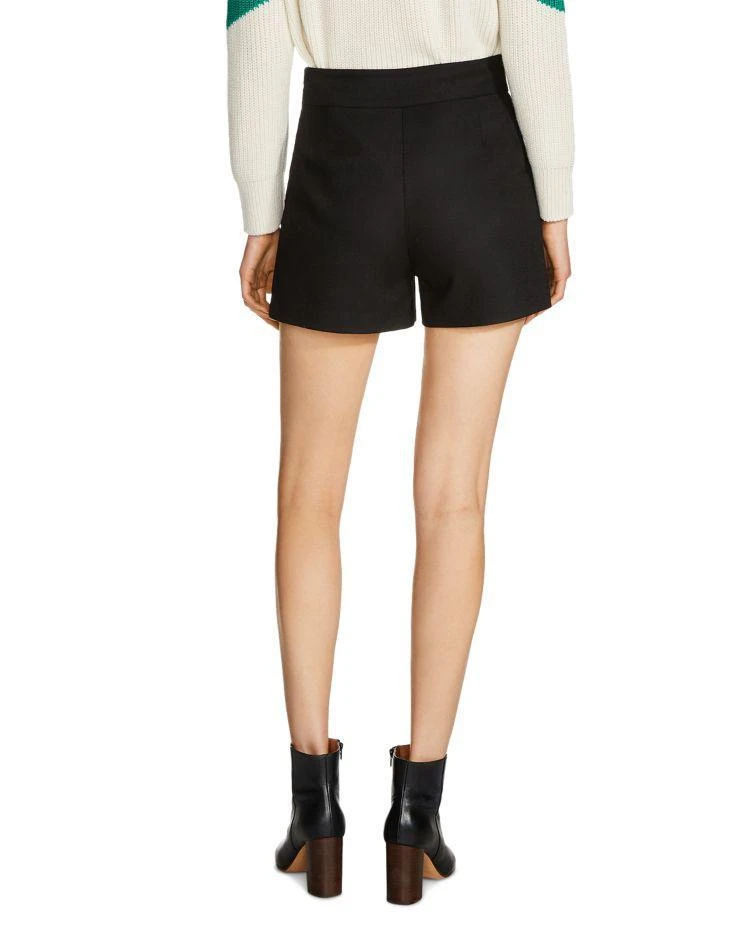 商品Maje|Ipariso Pleat-Detail Shorts,价格¥926,第2张图片详细描述